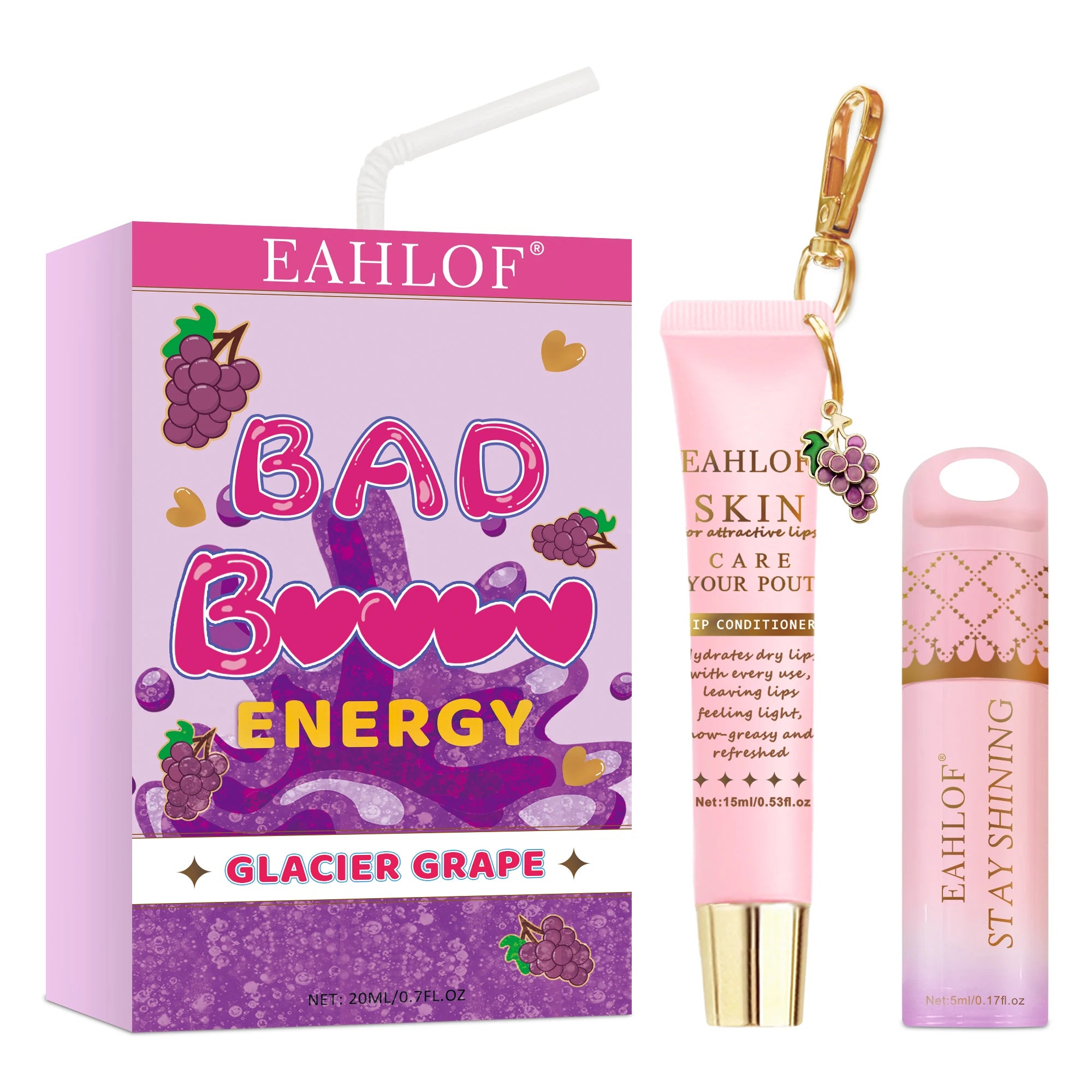 BAD BUN ENERGY – Flavoured Lip Care Set