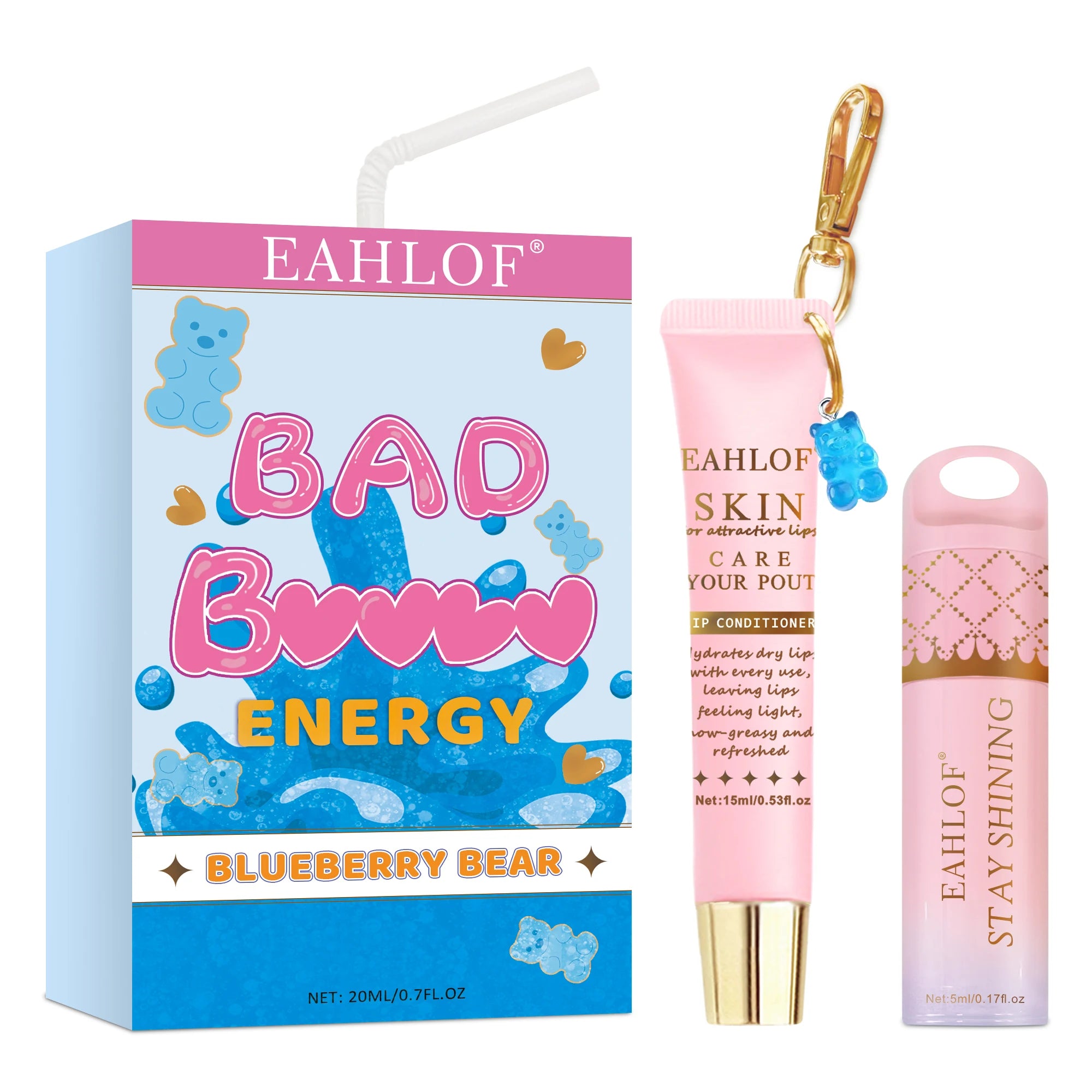 BAD BUN ENERGY – Flavoured Lip Care Set