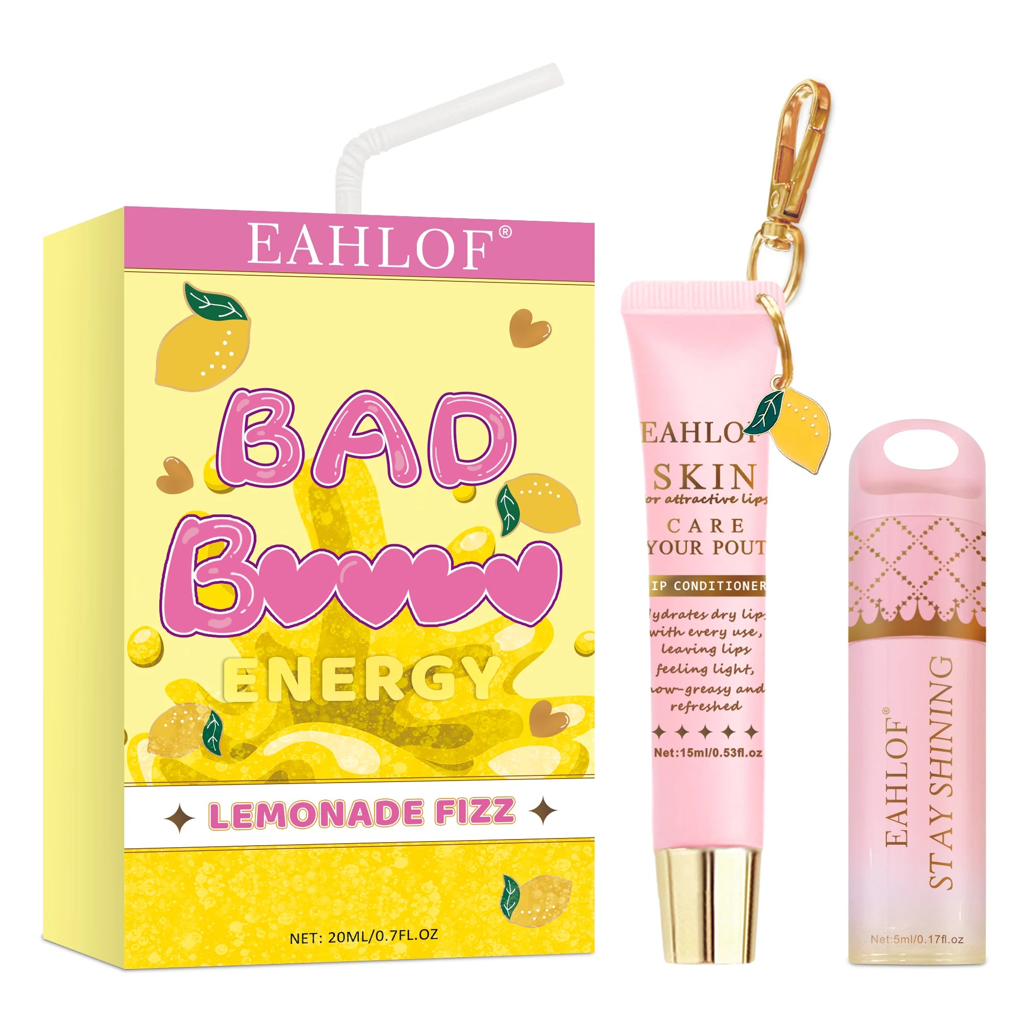 BAD BUN ENERGY – Flavoured Lip Care Set